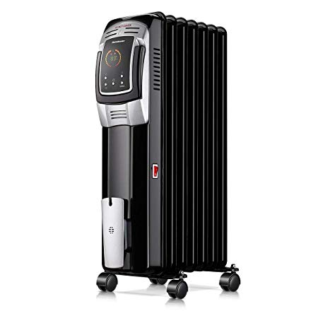 Homeleader Electric Oil Filled Radiator Heater, Portable Radiator Space Heater with Remote Control& Programmable Timer