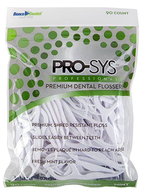 PRO-SYS® Premium Dental Mint Flossers - 90 count (Pack of 1)