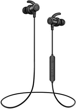 SoundPEATS Bluetooth Earphones, Wireless 5.0 Magnetic Earbuds, in-Ear IPX6 Sweatproof Headphones with Mic (13 Hours Playtime, APTX-HD, CVC Noise Cancellation, 10mm Drivers)