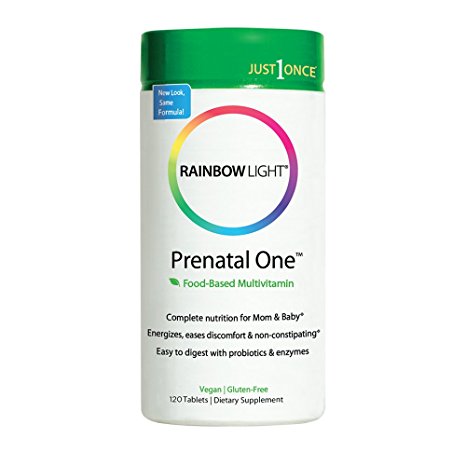 Rainbow Light Prenatal One Multivitamin, 120-Count Bottle