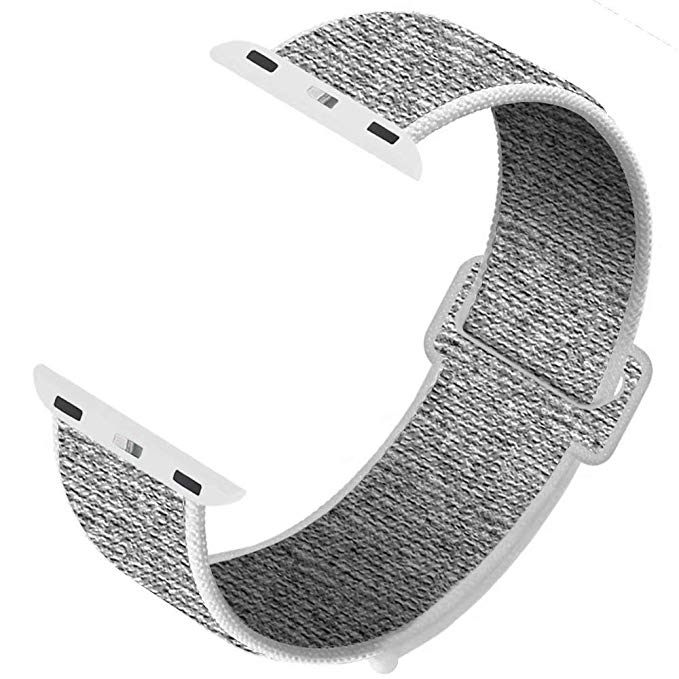 GZ GZHISY Newest Band Compatible with Apple Watch Band 38mm 42mm 40mm 44mm Soft Breathable Nylon Sport Loop Band Replacement Band Compatible for iWatch Series 4/3 /2/1