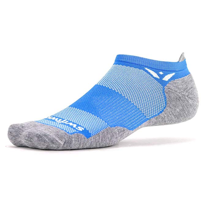 Swiftwick – MAXUS ZERO | Socks Built for Running, Walking, Golf | Maximum Cushion, Relaxed Compression, No Show