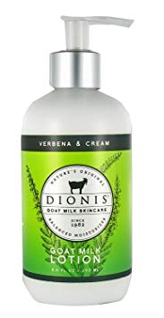 Dionis Goat Milk Skincare Lotion (Verbena & Cream, 8.5 oz)