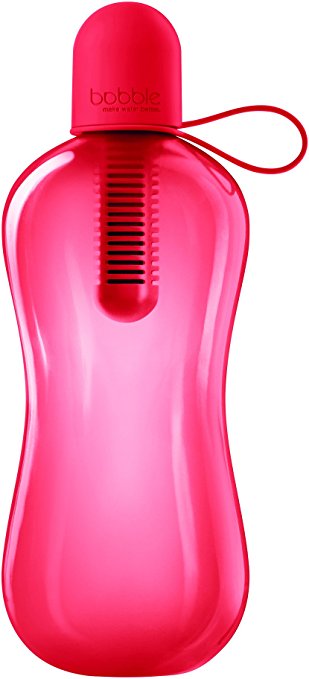 Bobble Water Bottle with Carry Cap, 24 oz - Non-Retail Packaging - Red