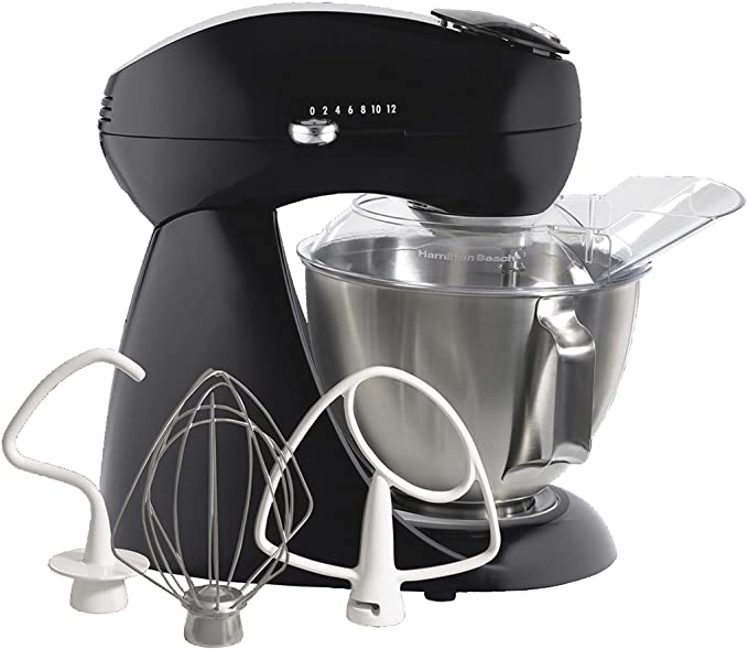 Hamilton Beach Electrics 63227 All-Metal Stand Mixer, Licorice