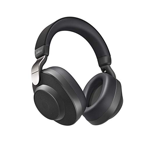 Jabra Elite 85h Over Ear Headphones with ANC and SmartSound Technology, Alexa Built-in, Titanium Black