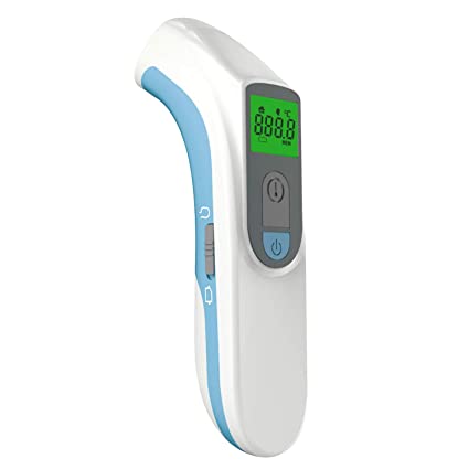 Amemo Infrared Medical Non-Contact Thermometer for Adult and Baby, FDA Cleared, 510K Certification, Fast and Accurate Reading, Digital Thermometer with Fever Alarm and Memory Function