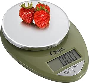 Ozeri Pro Digital Kitchen Food Scale, 0.05 oz to 12 lbs (1 gram to 5.4 kg)