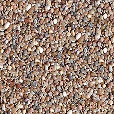 Safe & Non-Toxic (Small Size, 0.14" to 0.2" Inch) 20 Pound Bag of "Acrylic Coated" Gravel & Pebbles Decor for Freshwater & Saltwater Aquarium w/ Beige Beach Sand Tone Style [Light Brown, White & Tan]