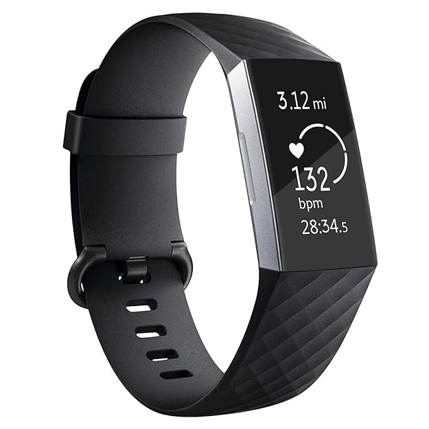 Tobfit Watch Strap Compatible with Fitbit Charge 4 / Fitbit Charge 3 (Watch Not Included), Removable Soft Belts for Charge 4/3 Wristband, Smartwatch Band for Men Women