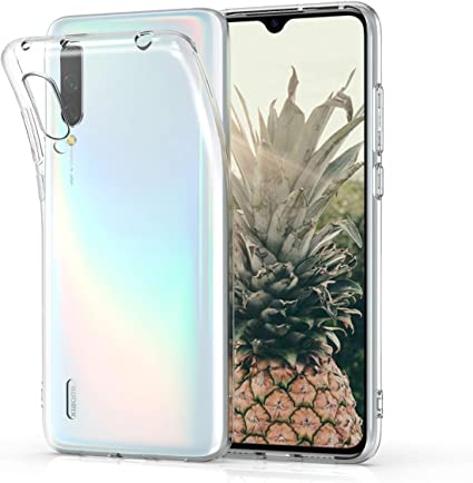 kwmobile Carcasa Compatible con Xiaomi Mi 9 Lite - Funda de Silicona para móvil - Cover Trasero en Transparente