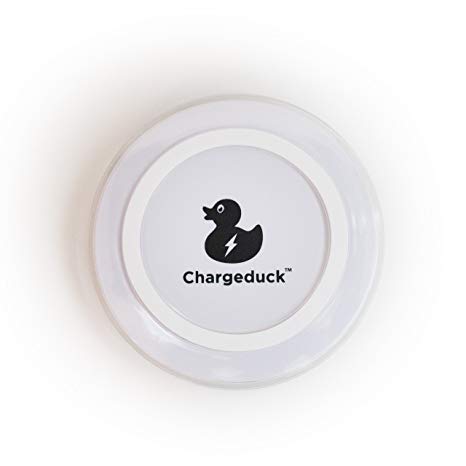 Chargeduck Qi Wireless Charger Pad with Anti-Slip Rubber for iPhone X iPhone 8/8 Plus & Qi-Enabled Android Phones