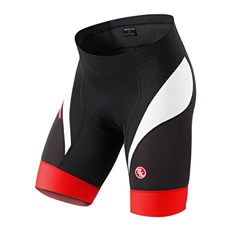 Souke Sports Men's Cycling Shorts 4D Padded Road Bike Shorts Breathable Quick Dry Bicycle Shorts
