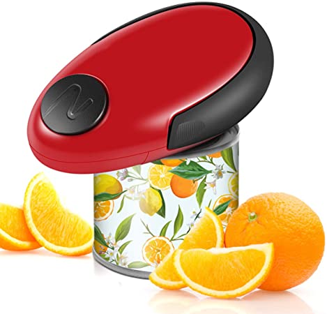 Electric Can Opener, Smooth Edge Automatic Can Opener for Any Size, Best Kitchen Gadget for Chefs, Arthritis and Seniors