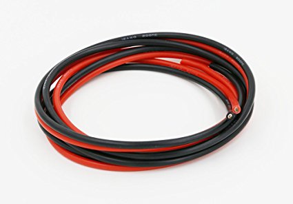 BNTECHGO 12 Gauge Silicone Wire 20 feet [10 ft Black And 10 ft Red] Soft and Flexible High Temperature Resistant 12 AWG Silicone Wire 680 Strands of copper wire