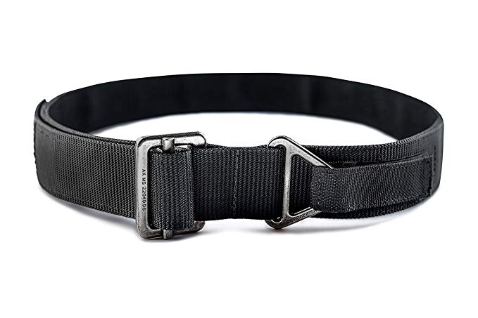 WOLF TACTICAL Heavy Duty Rigger’s Belt - Stiffened 2-Ply Emergency Rescue Belt for Concealed Carry EDC Survival Wilderness Hunting CCW Combat Duty
