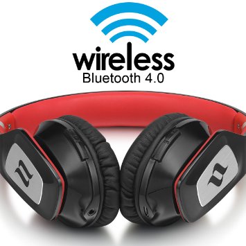 Wireless Headphones Bluetooth 40 by NOONTEC ZORO II Wireless Headphones High Quality Audio - Cutting Edge Bluetooth Headset With Lossless Transmission encoding - 2016 Best Earbuds Pitch Black