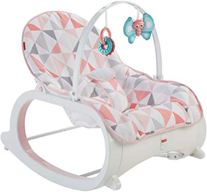 Fisher-Price Infant-to-Toddler Rocker, Pink Windmill