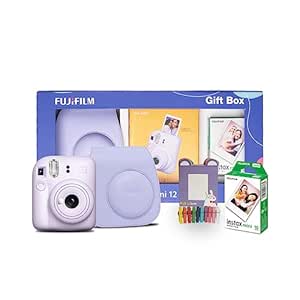 Fujifilm Instax Mini 12 Gift Box with 10 Shots- Purple