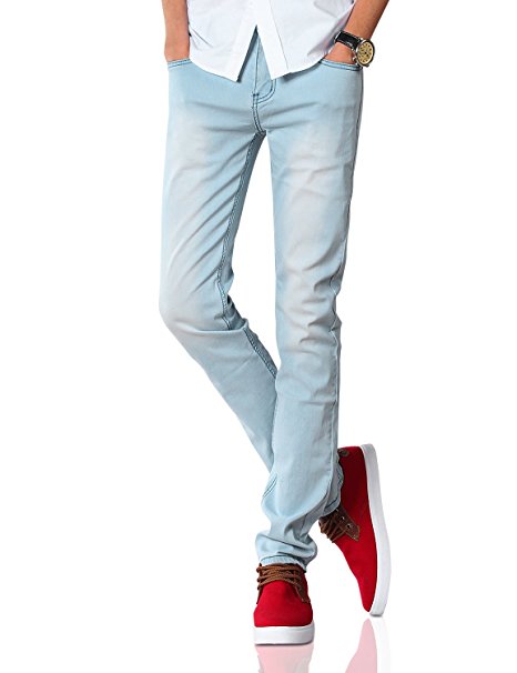 Demon&Hunter 808 Series Men's Skinny Fit Slim Jeans