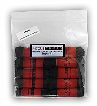 Black Nitrile Gloves - Rolled 10 pairs Large