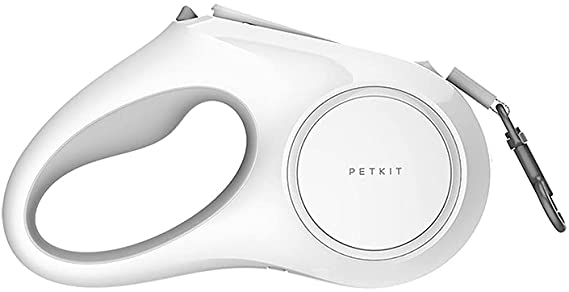 PETKIT Tangle-Free Retractable Dog Cat Leash with Anti-Slip Handle, 9.8 ft Strong Nylon Tape for Pets up to 66lbs, Dog Walking Leash