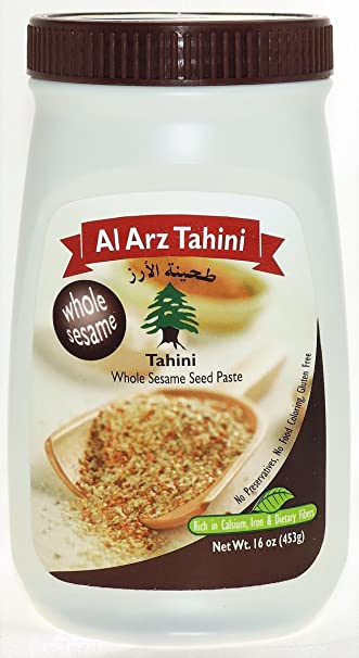 Al Arz Tahini, Whole Sesame, 16 Ounces