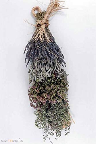 Culinary Herb Braid Lavender & Sage 20in - Wedding Event and Home Decor