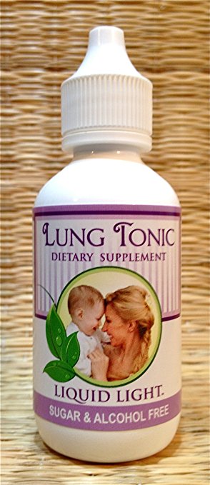 Lung Tonic (2 oz Bottle) - Immune, Coughing, Respiratory, Bronchitis Support. Pregnancy and Child Safe. Used Safely and Effectively for Over 20 Years.