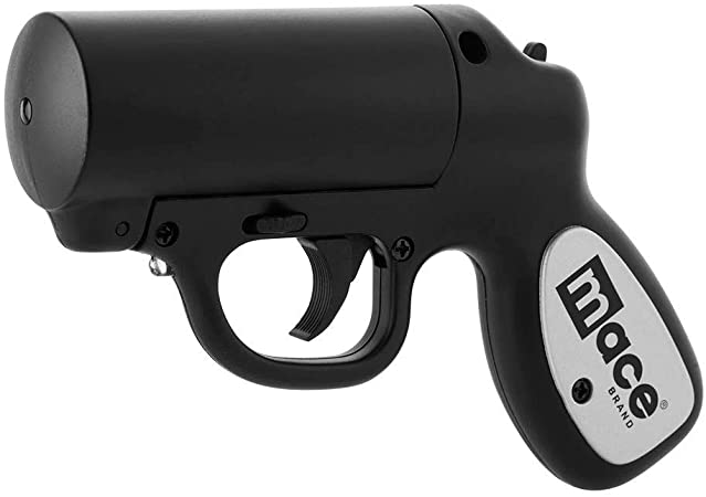 Matte Black Pepper Gun w/Strobe LED - Matte Black