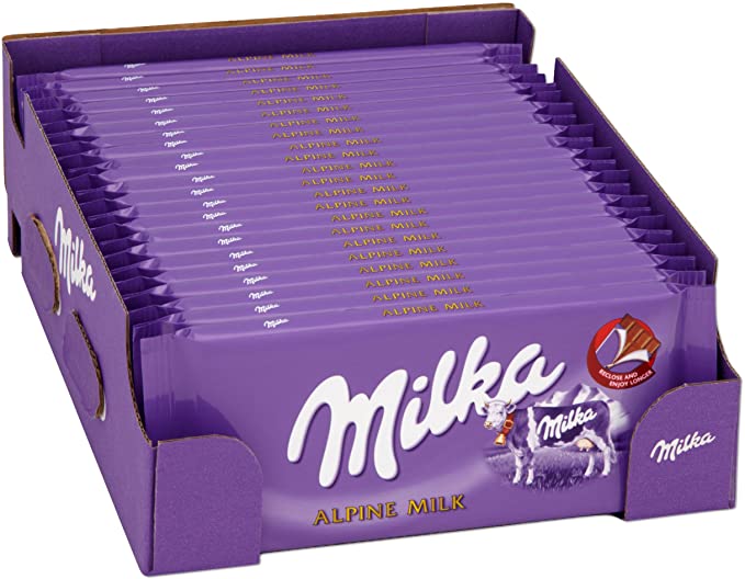 Milka Alpine Milk 100g (Box of 22)