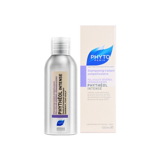 PHYTO PHYTHÉOL INTENSE Anti-Dandruff Treatment Shampoo, 3.3 fl. oz.