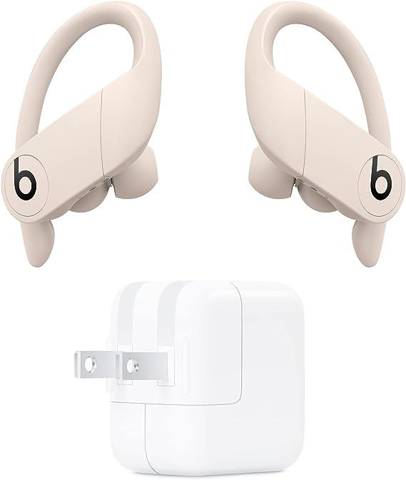 Beats Powerbeats Pro in Ivory with Apple 12W USB Power Adapter