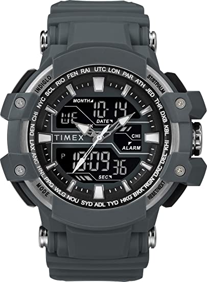 Timex Men's Tactic DGTL Big Combo Resin Strap Watch