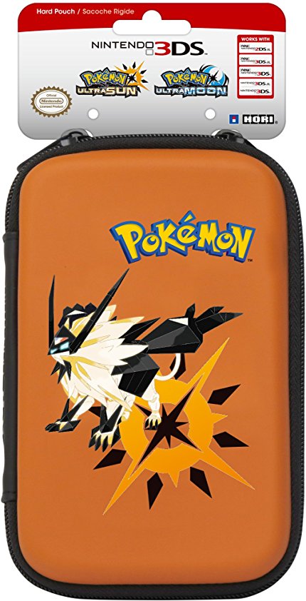 HORI Pokemon Ultra Sun & Ultra Moon Hard Pouch for New Nintendo 3DS XL and New Nintendo 2DS XL