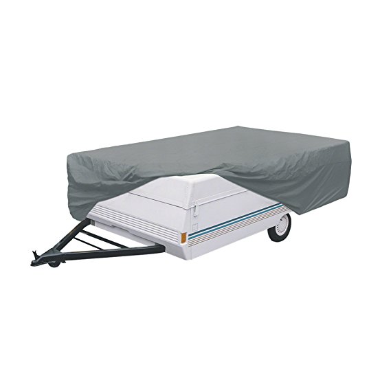Classic Accessories 74203 Grey PolyPropylene Folding Camping Trailer Cover Kit