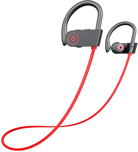 Bluetooth Headphones, Otium Wireless Headphones Bluetooth 5.1 Earphones IPX7 Waterproof Sports Earphones with 10 Hrs Playtime HD Stereo in-Ear Earbuds for Gym Running Workout