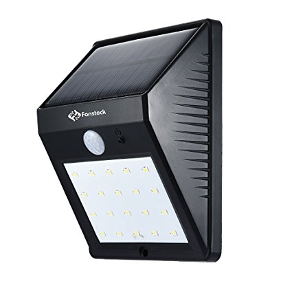Fansteck Solar Motion Sensor Light, 20 LEDs
