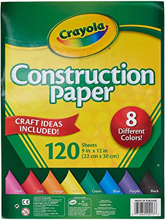 Crayola Construction Paper (120 Sheets)