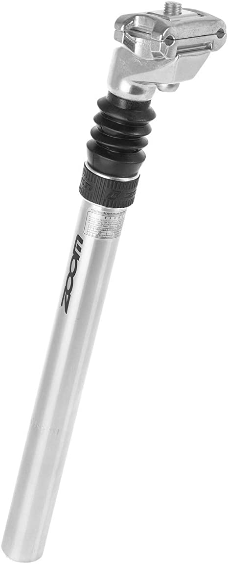 Zoom Suspension Seat Post - Silver, 25.4x350 mm