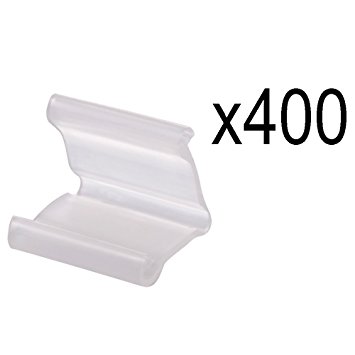 Cosmos ® 400 Pieces of Clear Plastic Small Balloon Clips Tie for Sealing