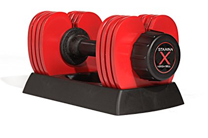 Stamina X 50 lb. Versa-Bell Adjustable Dumbbell 05-2150 - 10 to 50 lbs in 5 lb increments