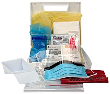 Pac-Kit by First Aid Only Bloodborne Pathogen Personal Protection Kit With 6 Pc. Cpr Pack, 31-Piece Kit