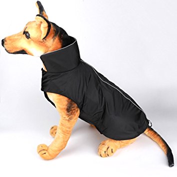 Waterproof Dog Jacket by IN HAND Cold Weather Soft Lined Dog Vest Climate Changer Dog Clothes Comfortable Sport Dog Coats
