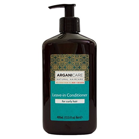 Arganicare Leave in Conditioner for Curly Hair Enriched with Organic Argan Oil and Shea Butter (13.5 Fluid Ounce)