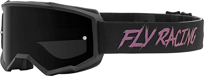 Fly Racing Youth Zone Goggle (Black/Fusion/Dark Smoke Lens, Youth)