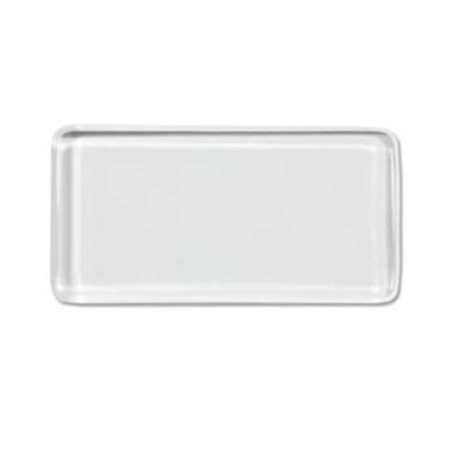 Clear Glass Tile Pendant Rectangles for Jewelry Making 24mm X 48mm By Craft Making Shop - 40 Pieces