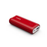 Anker Astro E1 5200mAh Candy bar-Sized Ultra Compact Portable Charger External Battery Power Bank with High-Speed Charging PowerIQ Technology Red