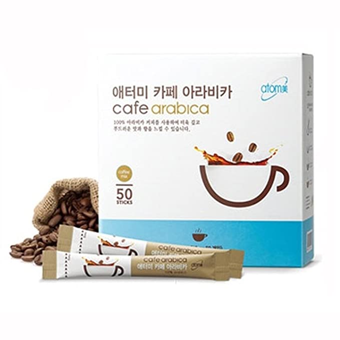 Atomy 50 Sticks Cafe Arabica Instant coffee mix Arabica Coffee & Natural Casein