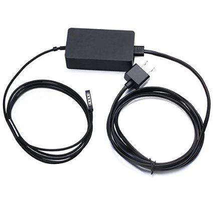 Zodiac Surface Pro 2 Charger with 6Ft Cord,48W 12V 3.6A Power Adapter For Microsoft Surface Pro 2 and Pro Windows 10 8 Tablet PC with USB charging Port